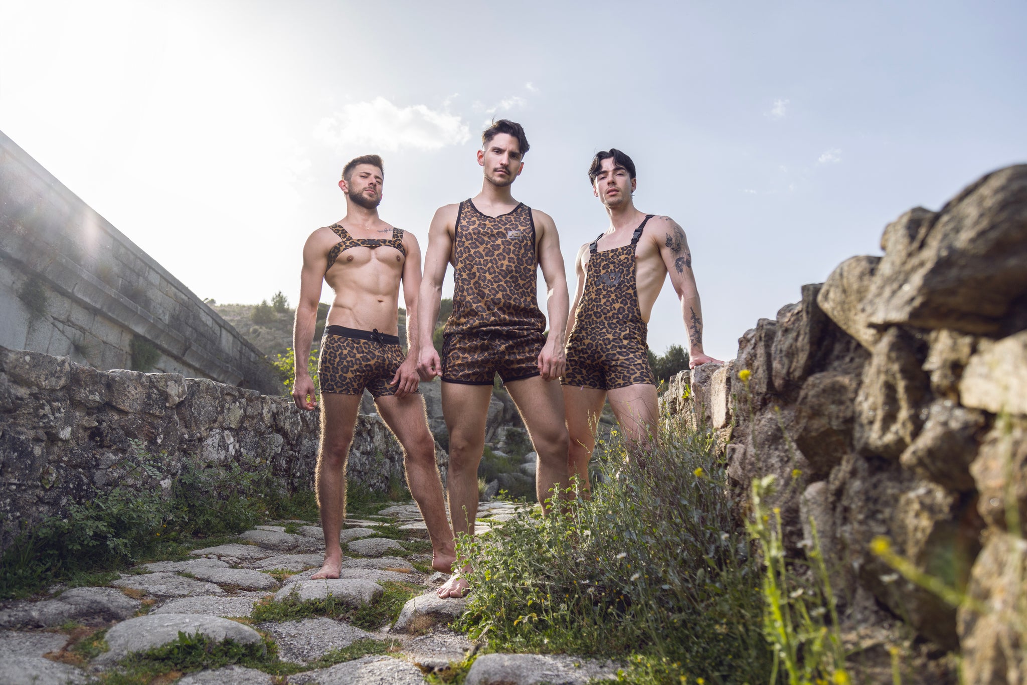 Addicted Leopard Mesh Rocky Brown AD1138