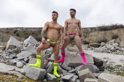 Addicted AD Neon Socks Neon Yellow AD1217