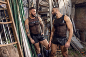 AD Fetish Rub Tape Sports Short Black ADF140