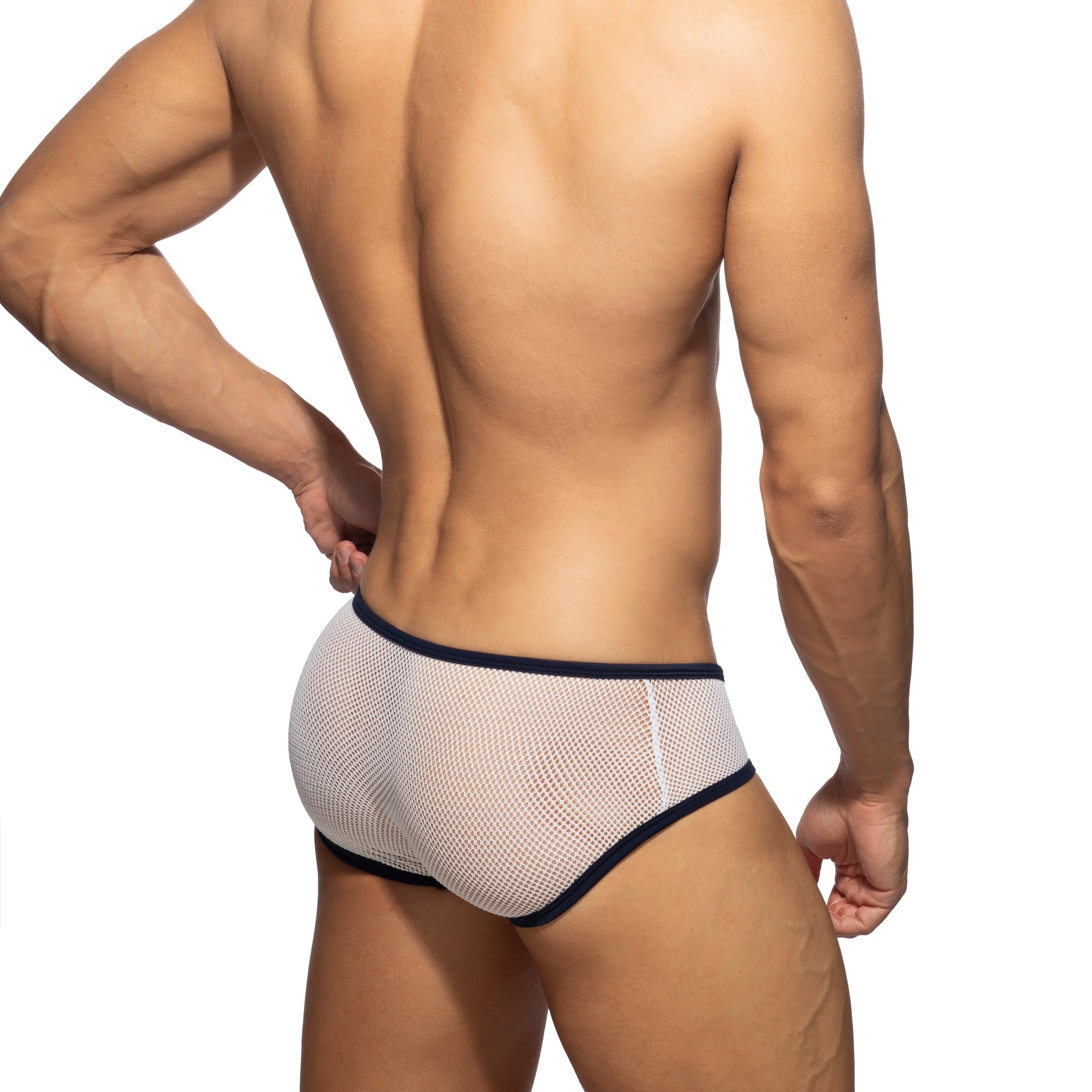 Addicted Fever Mesh Brief White AD1335