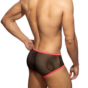 Addicted Fever Mesh Brief Black AD1335