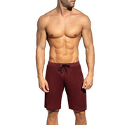 ES Collection Checkmate Bermuda Shorts Garnet SP338