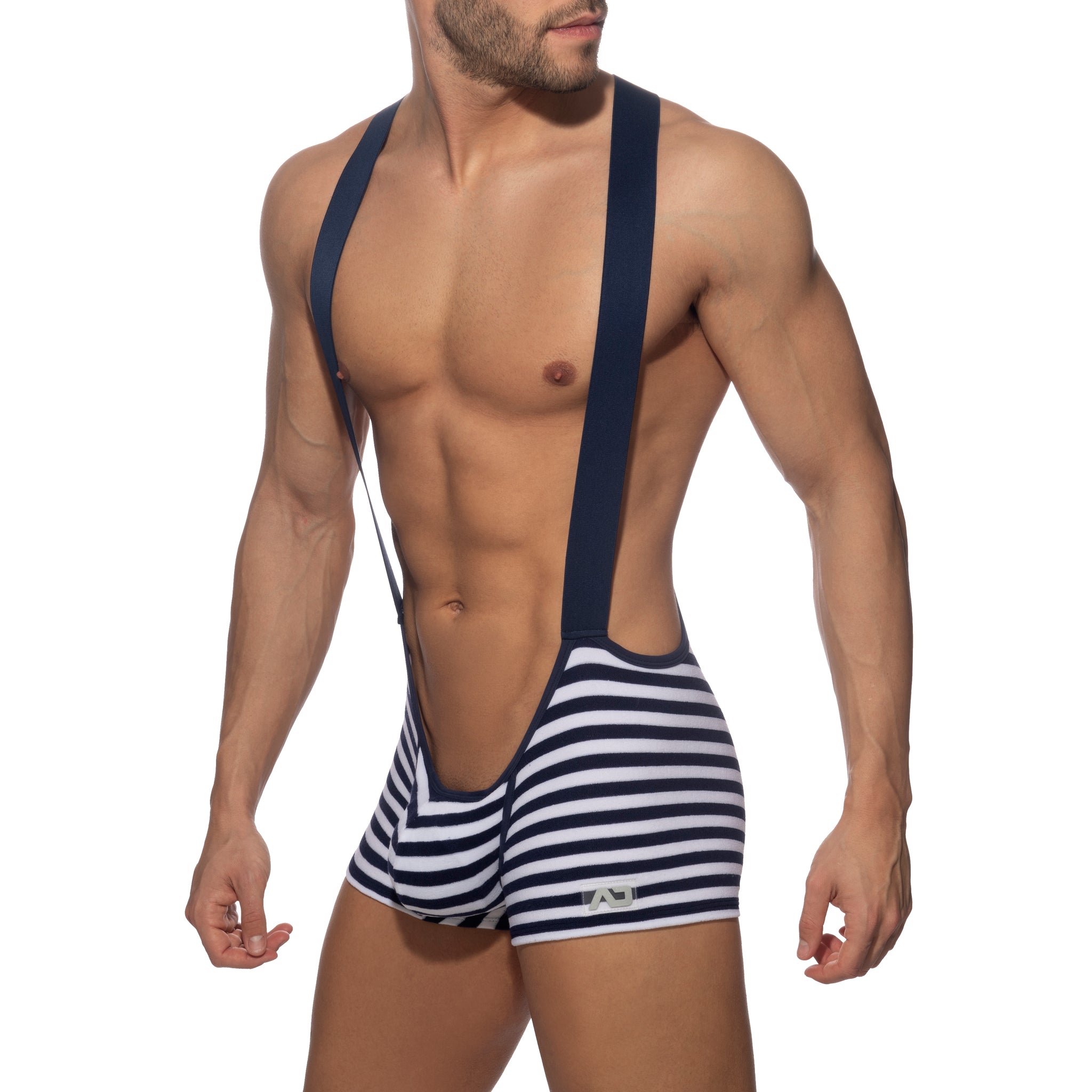 Addicted Sailor Velvet Singlet Navy AD943