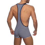 Addicted Sailor Velvet Singlet Navy AD943