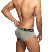 Addicted Trey Brief Heather Grey AD1305