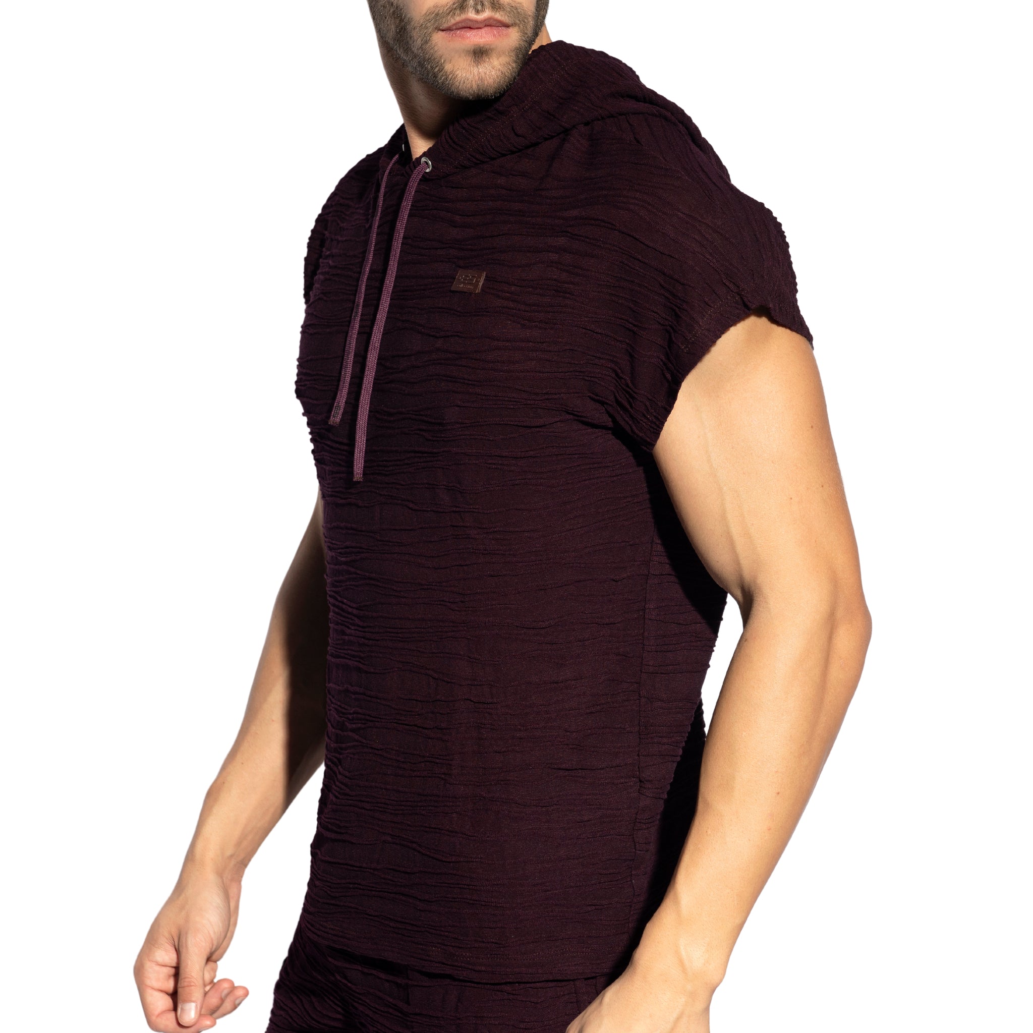 ES Collection Arakis Sleevesless Hoody Garnet SP331