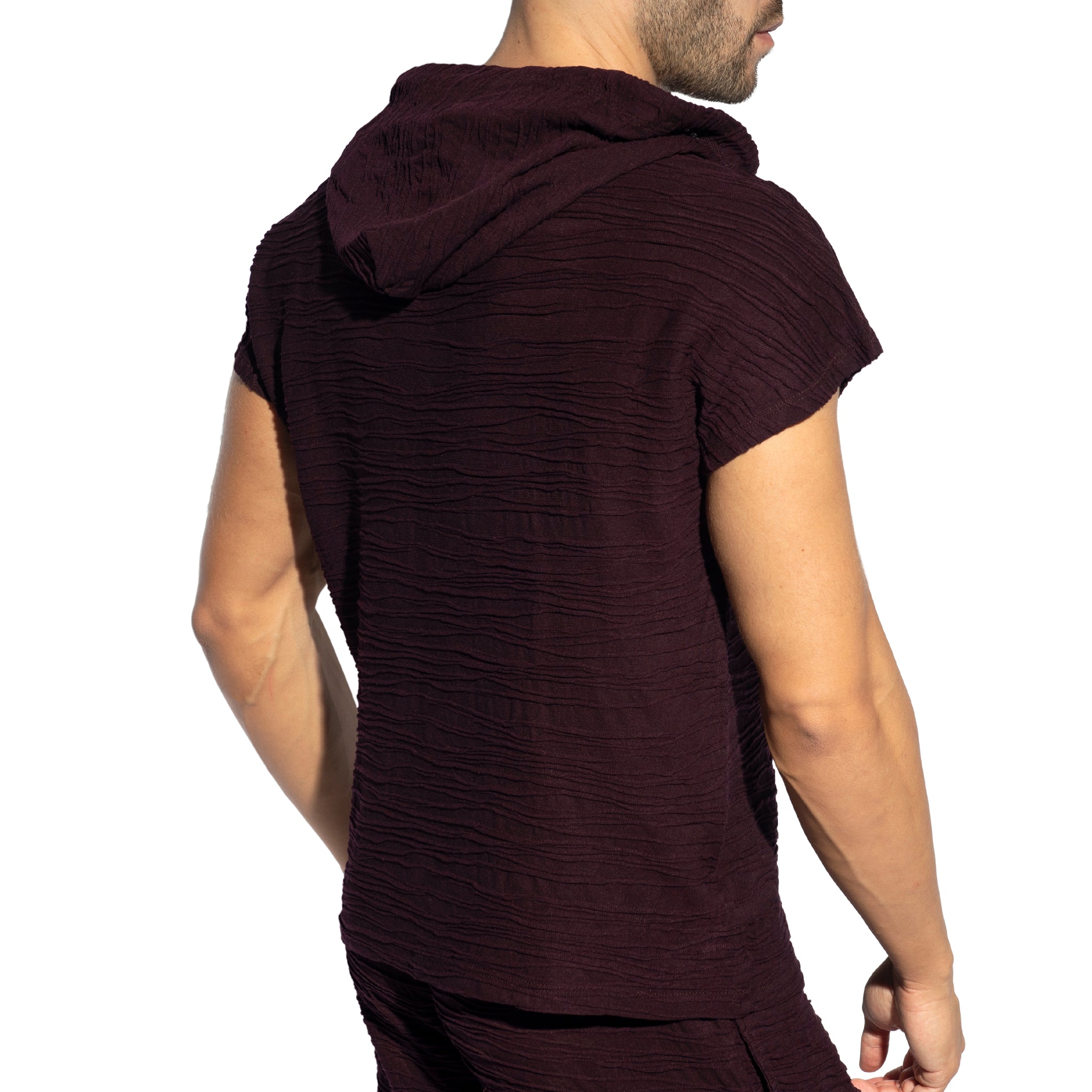 ES Collection Arakis Sleevesless Hoody Garnet SP331