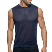 Addicted Nexus Mesh Tank Top Navy AD1337