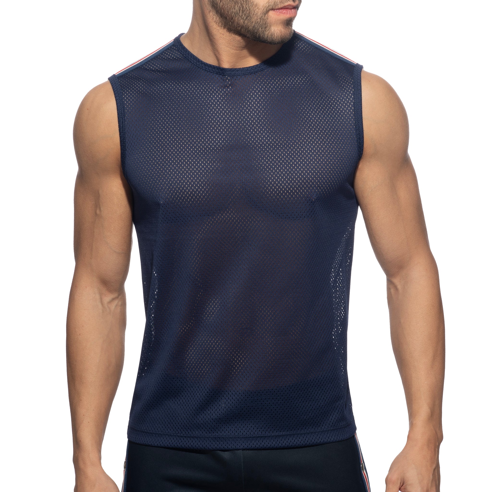 Addicted Nexus Mesh Tank Top Navy AD1337