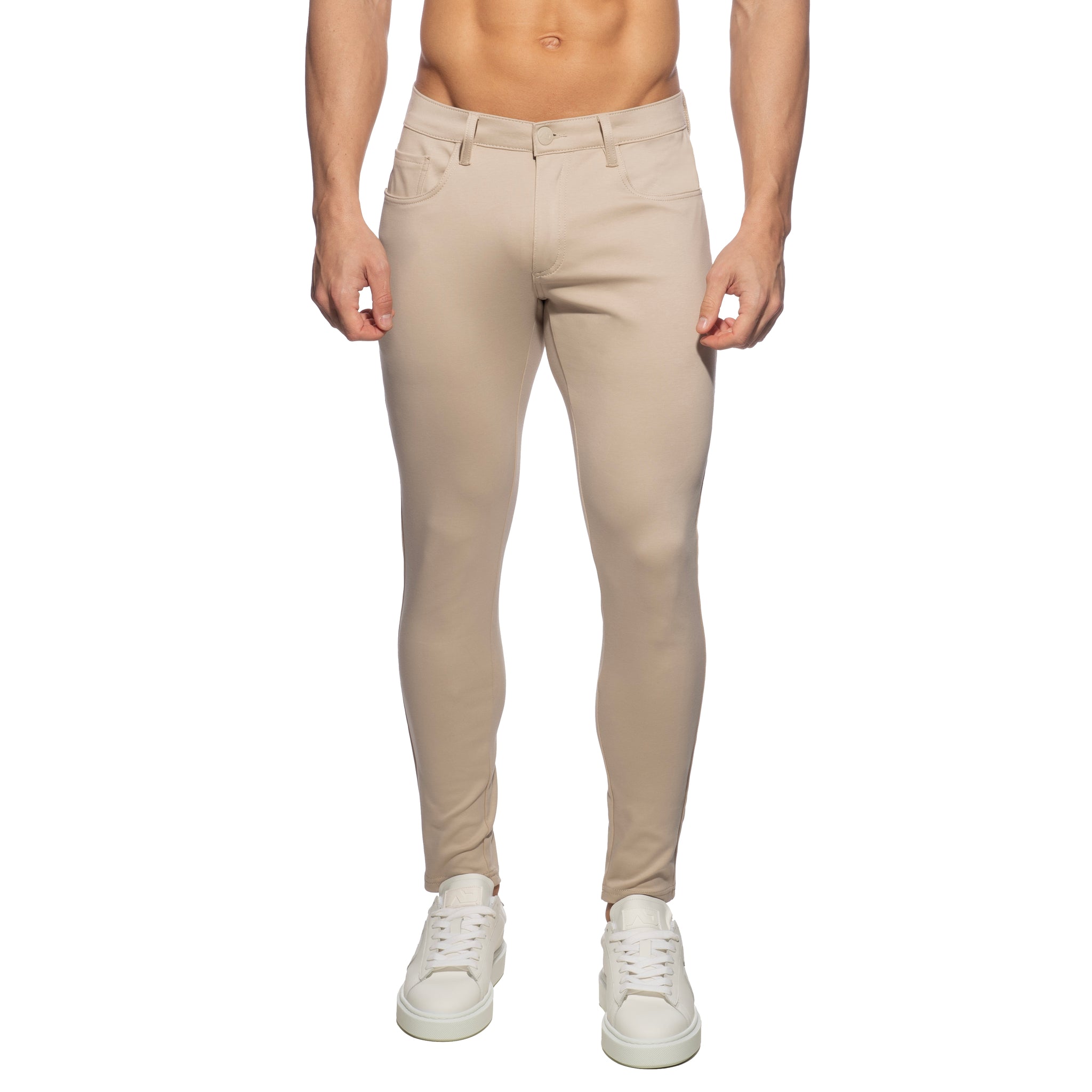 Addicted Svelte Long Pants Beige AD1336