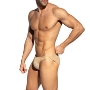 ES Collection Simsuede Bikini Brief Beige UN604