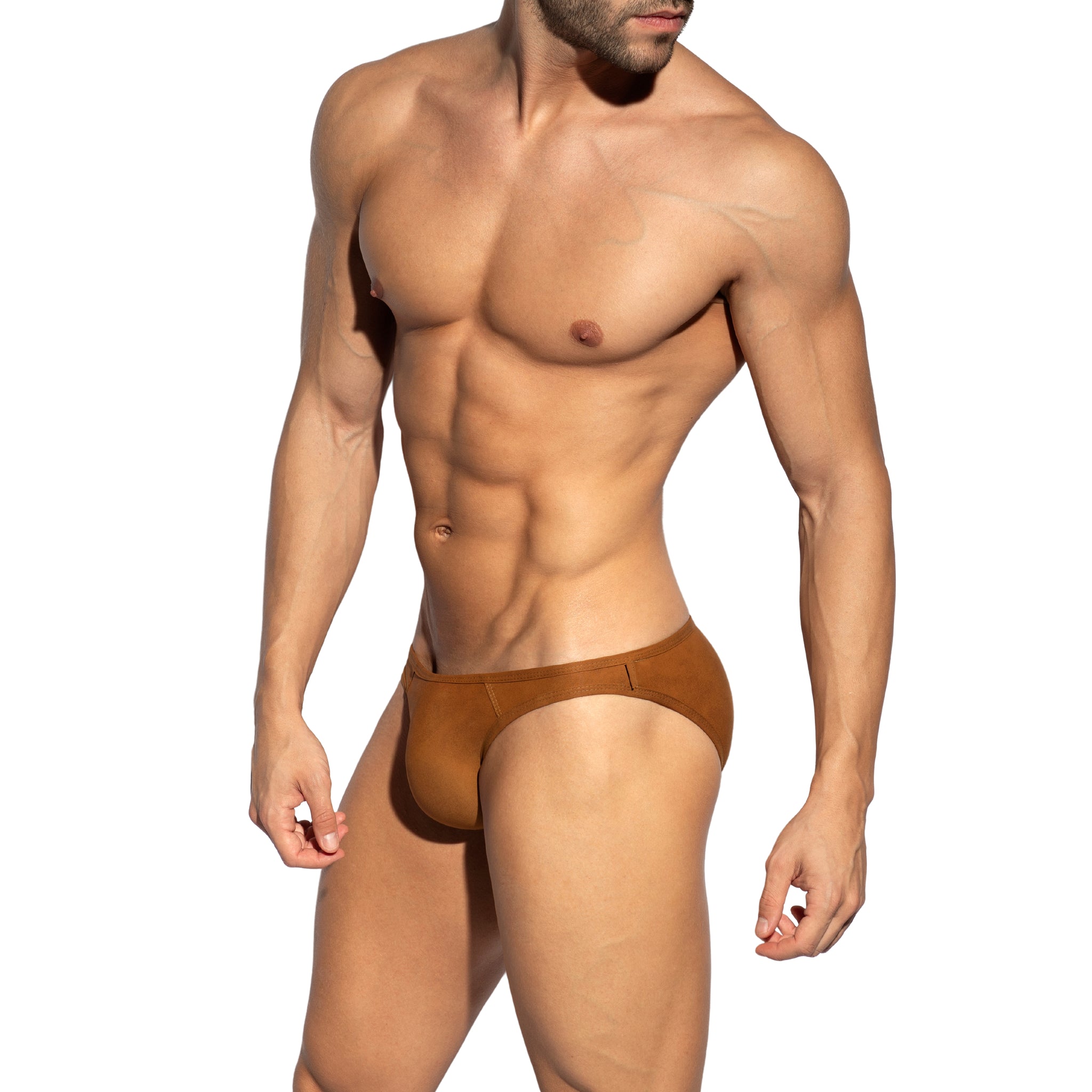 ES Collection Simsuede Bikini Brief Brown UN604