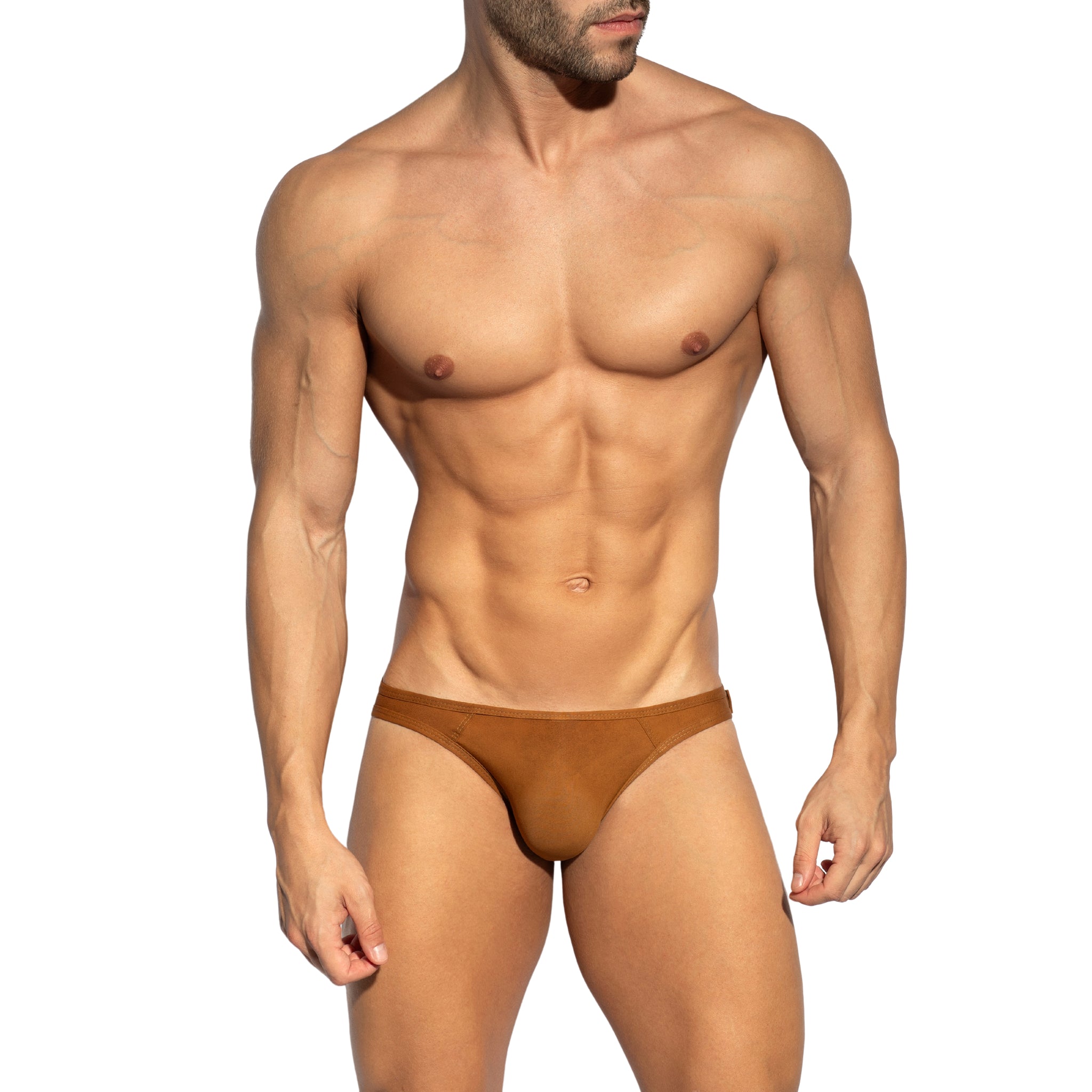 ES Collection Simsuede Bikini Brief Brown UN604