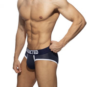 Addicted Mesh-Combi Cotton Brief Navy AD2206