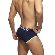 Addicted Mesh-Combi Cotton Brief Navy AD2206