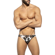 ES Collection Swiss Cow Bikini Brief Brown UN619