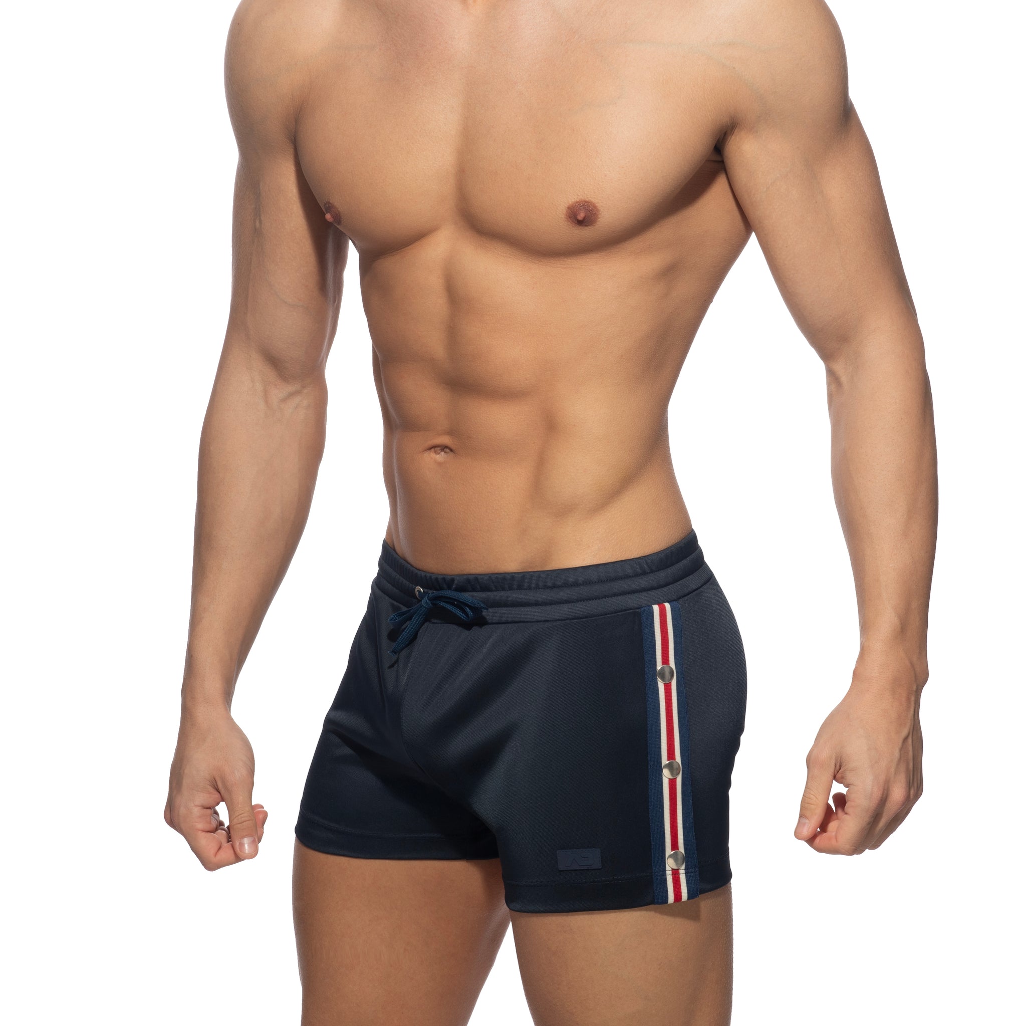 Addicted Nexus Button Shorts Navy AD1338