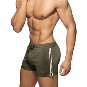 Addicted Nexus Button Shorts Khaki AD1338