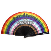 Addicted Gay Drama Addicted Hand Fan Black AC231