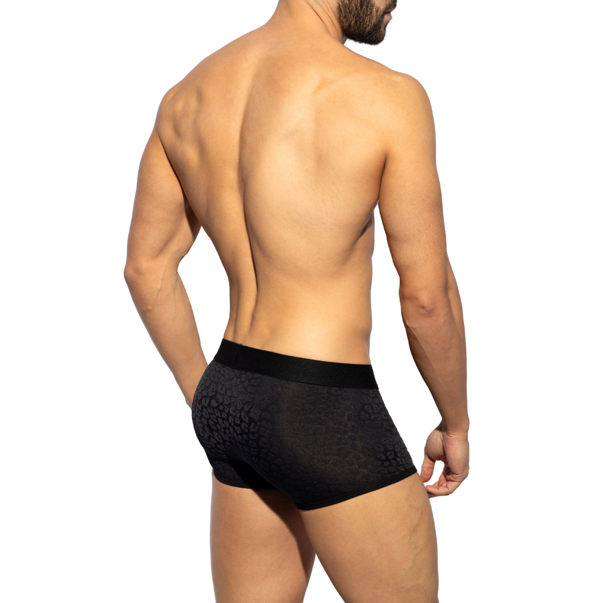 ES Collection Black Leopard Trunk Black UN624