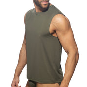 Addicted Veloz Dry Tank Top Khaki AD1328