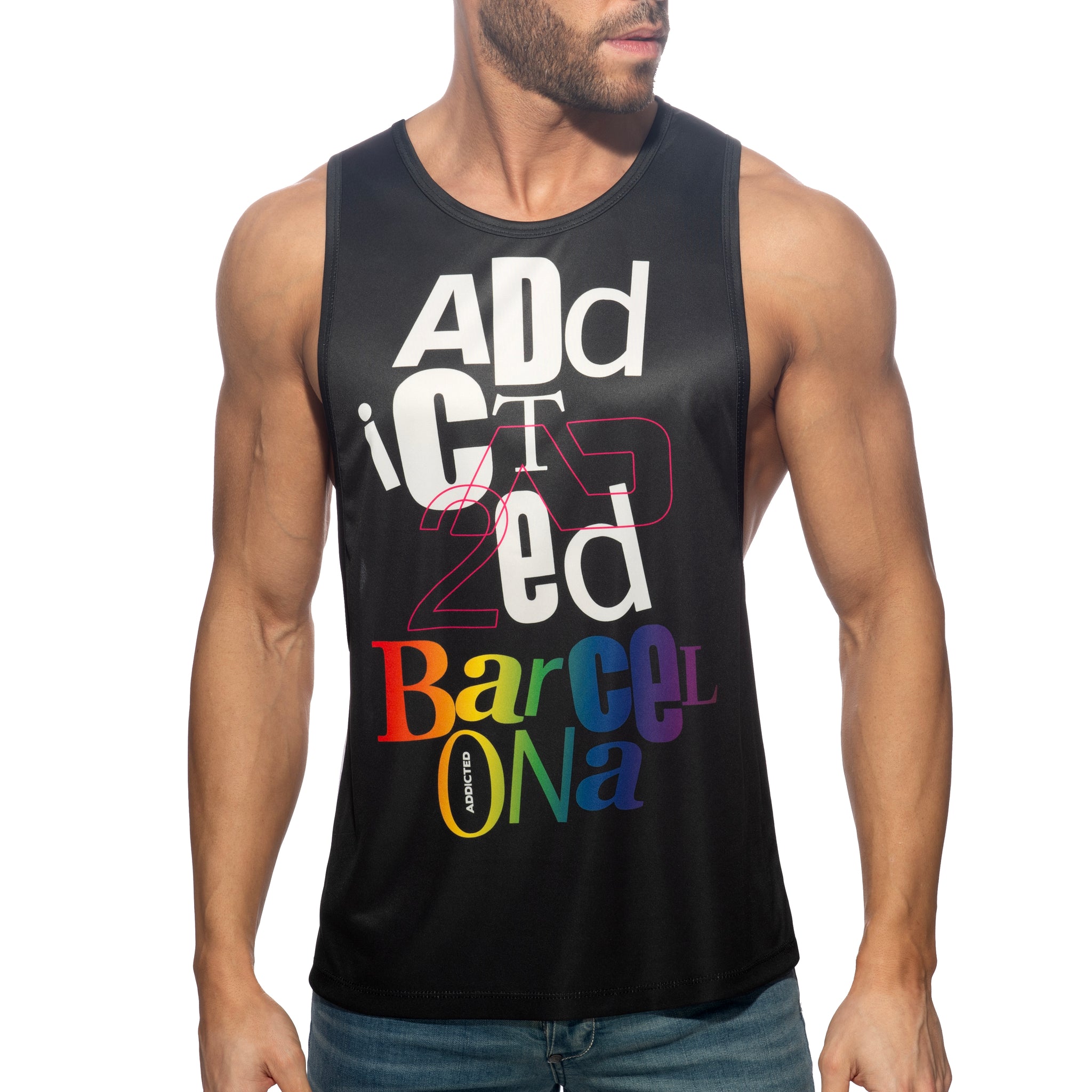 Addicted Barcelona Addicted Tank Top Black AD1341
