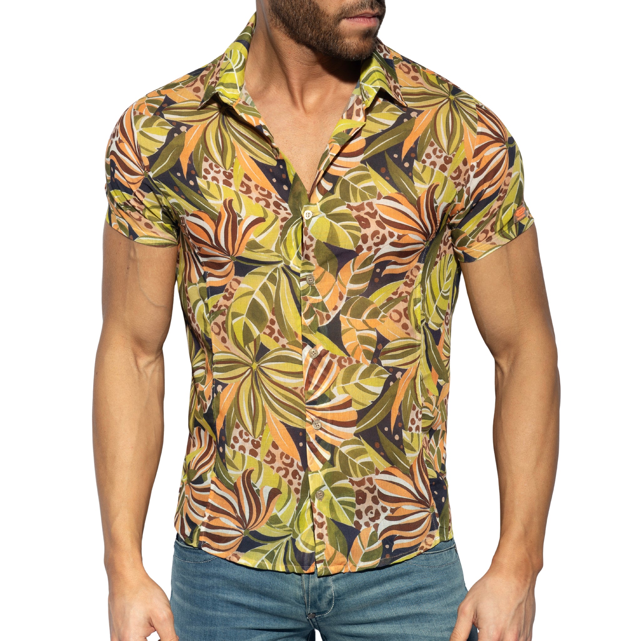 ES Collection Seychelles Shirt Khaki SHT030