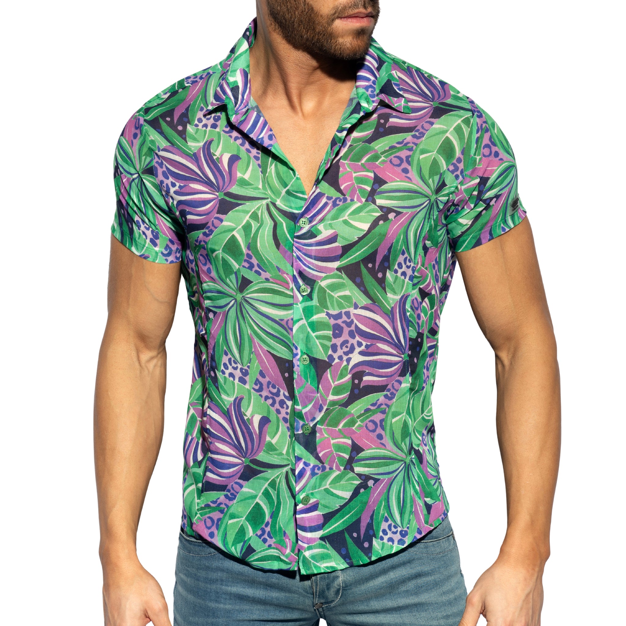 ES Collection Seychelles Shirt Violet SHT030