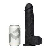 AD Fetish Huge Black Driller Dildo Black AC173