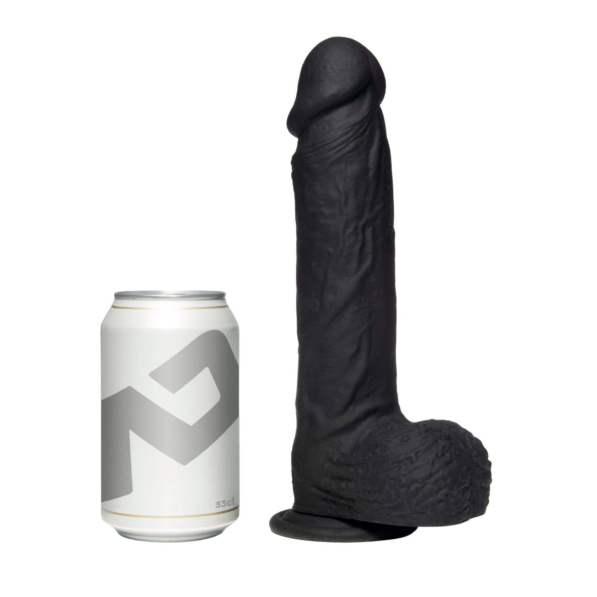 AD Fetish Huge Black Driller Dildo Black AC173