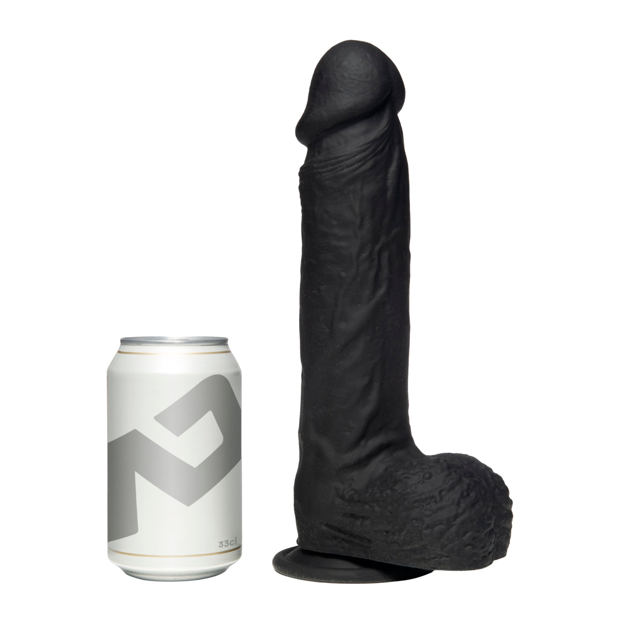 AD Fetish Monster Black Driller Dildo Black AC174