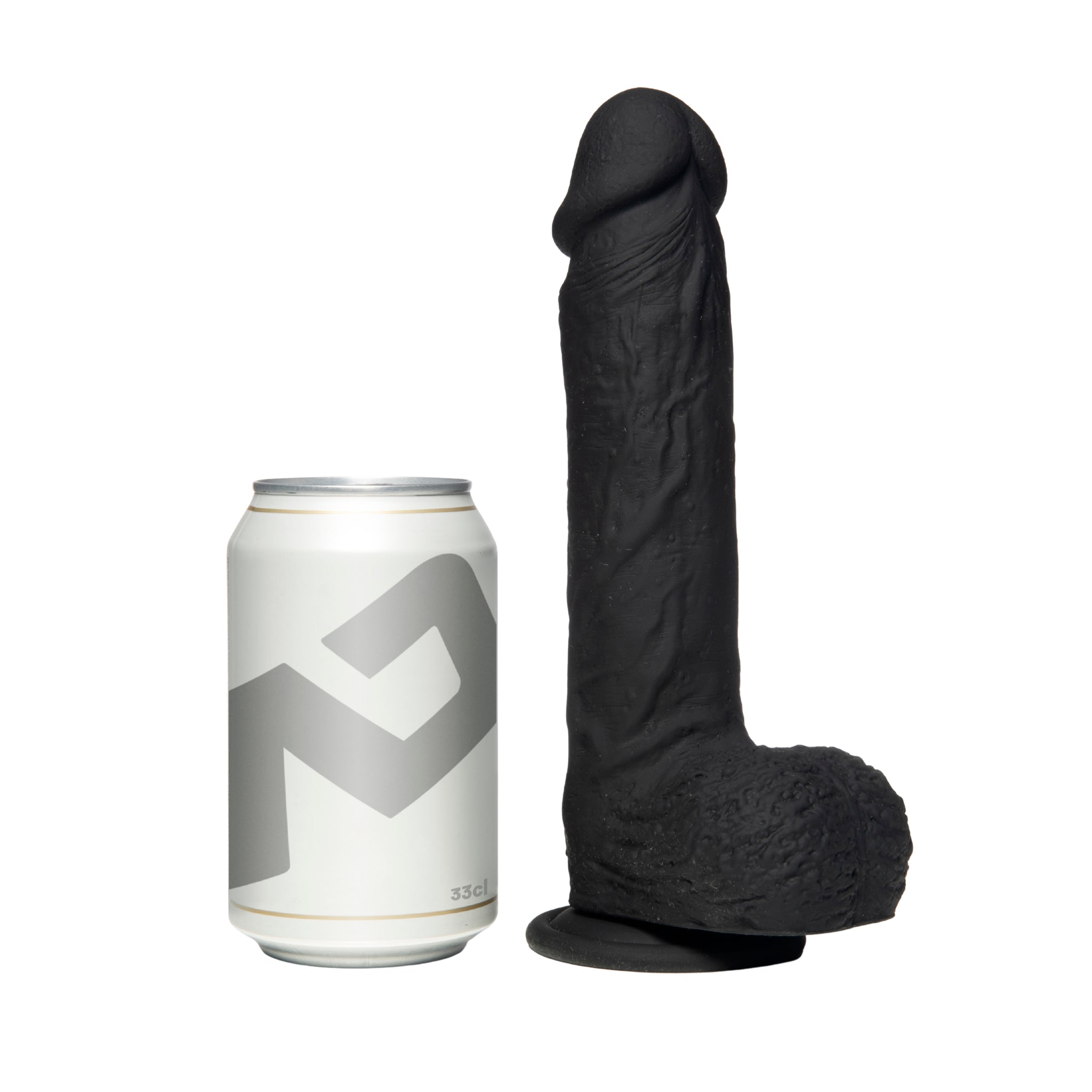 AD Fetish Big Black Driller Dildo Black AC172