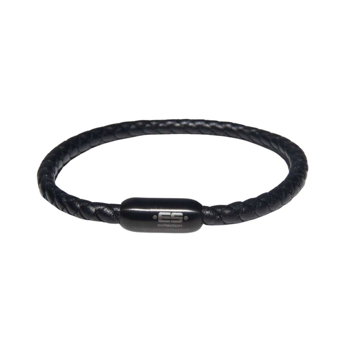 ES Collection Single Braid Bracelet Black AC184
