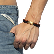 ES Collection Double Braid Bracelet Black AC185