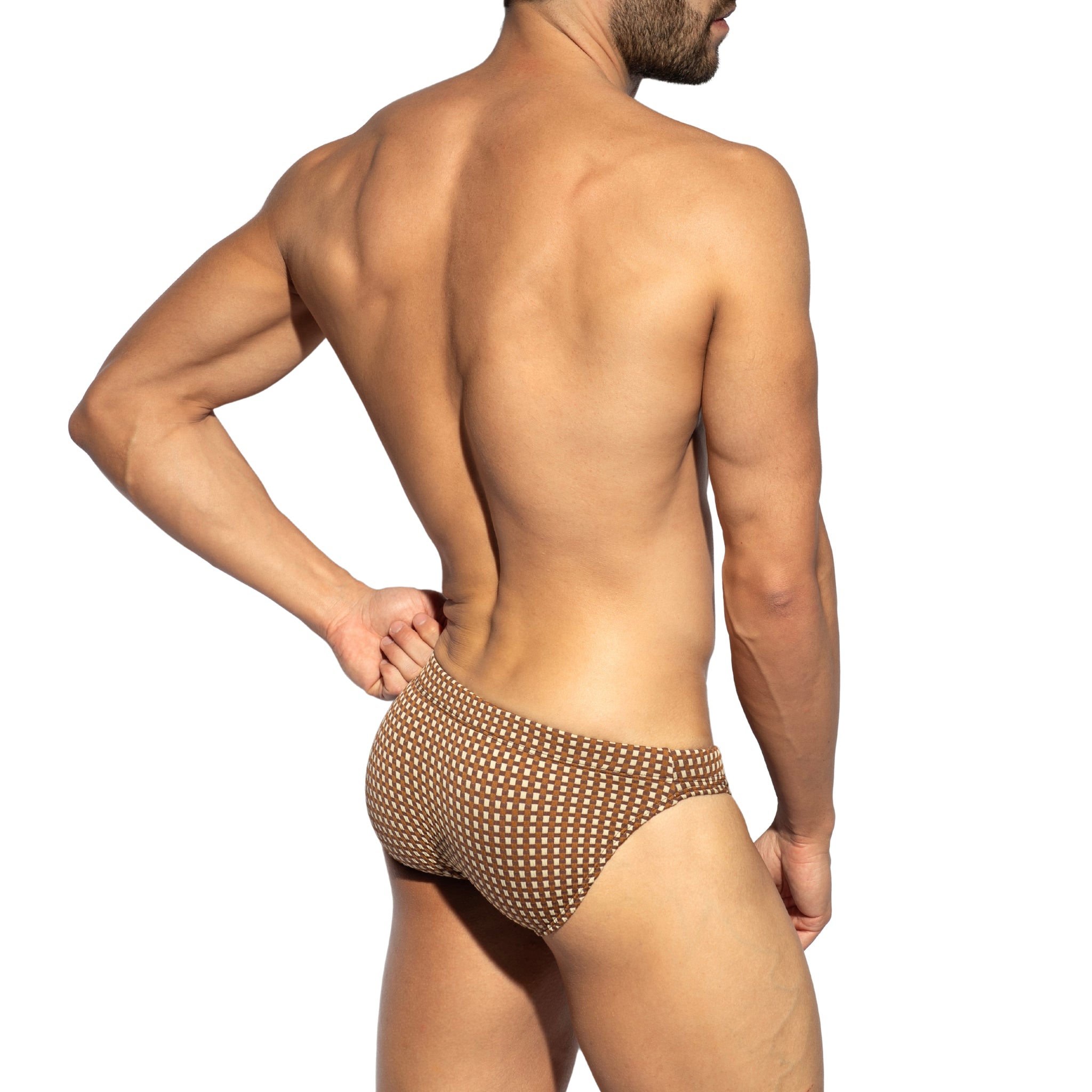 ES Collection Orak Swim Bikini Brief Brown 2501