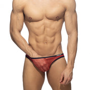 Addicted C-Through Mesh Bikini Brief Red AC2256