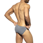 ES Collection Vichy Swim Bikini Brief Navy 2511