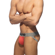 Addicted Basic Cotton Jock Coral AD2231