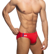 Addicted Low Cut Sports Trunk Red ADS005