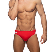 Addicted Low Cut Sports Trunk Red ADS005