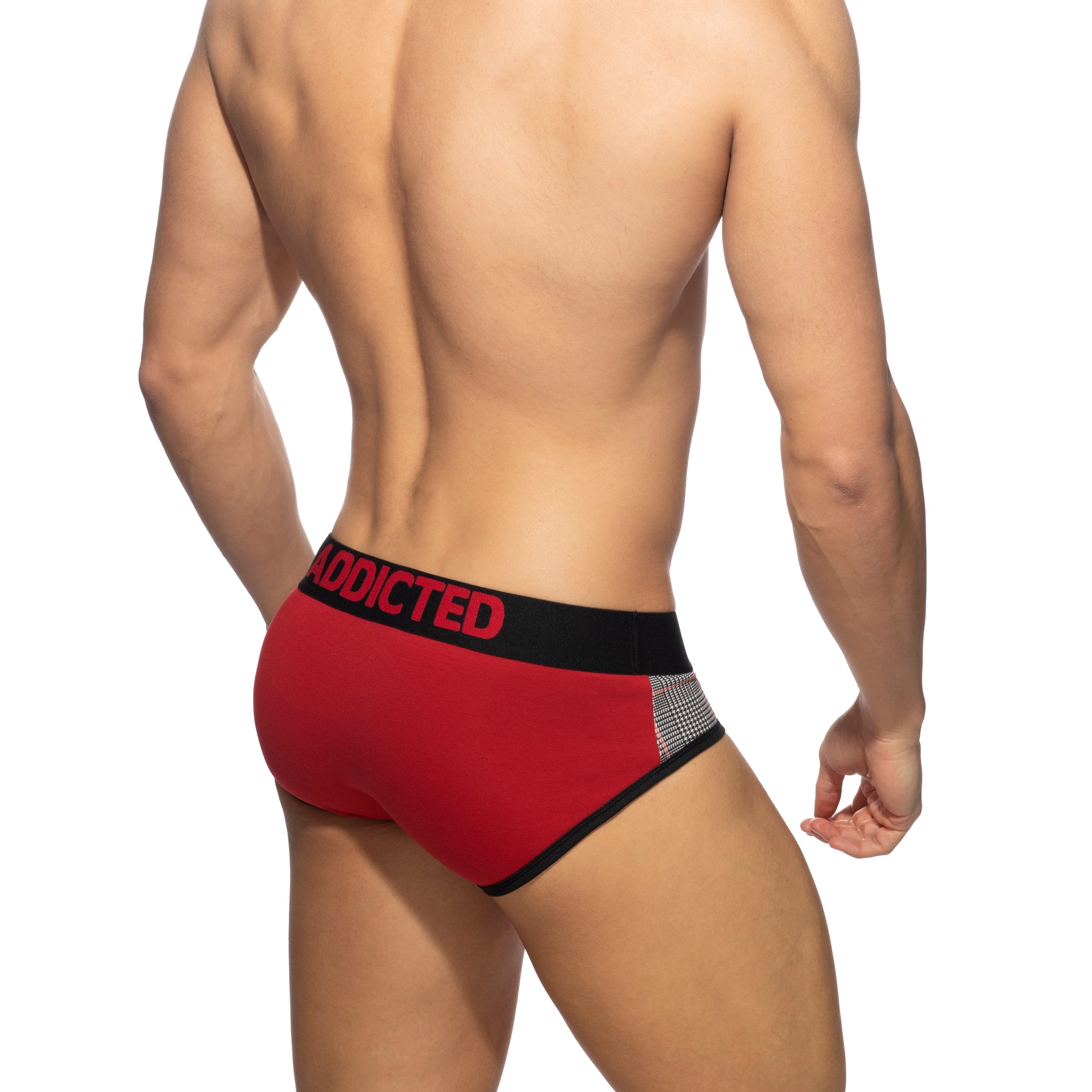 Addicted Scottish Combi Brief Red AD2127