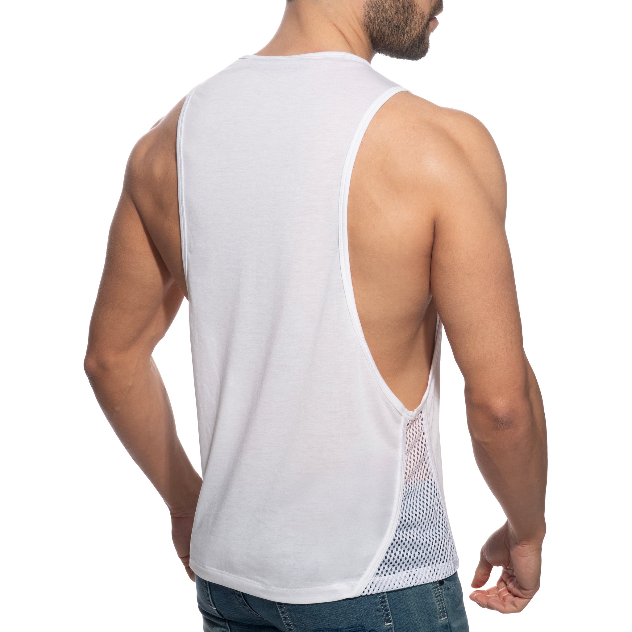 Addicted AD Panel Mesh Low Rider White AD2204