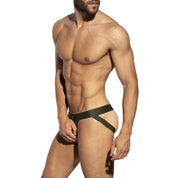 ES Collection Horny Jock Strap Khaki UN2141