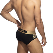 Addicted Versailles Panels Brief Black AD2273