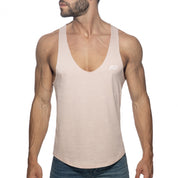 Addicted Basic Gym Tank Top Baby Pink AD2249