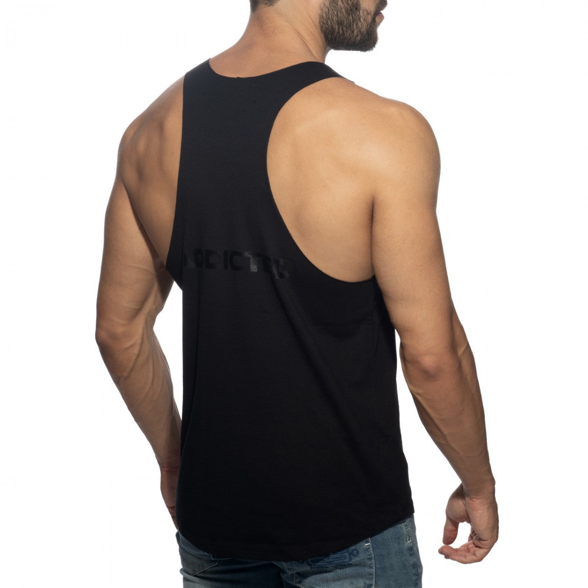 Addicted Basic Gym Tank Top Black AD2249
