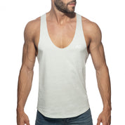 Addicted Basic Gym Tank Top Heather Grey AD2249