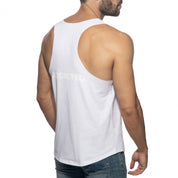 Addicted Basic Gym Tank Top White AD2249