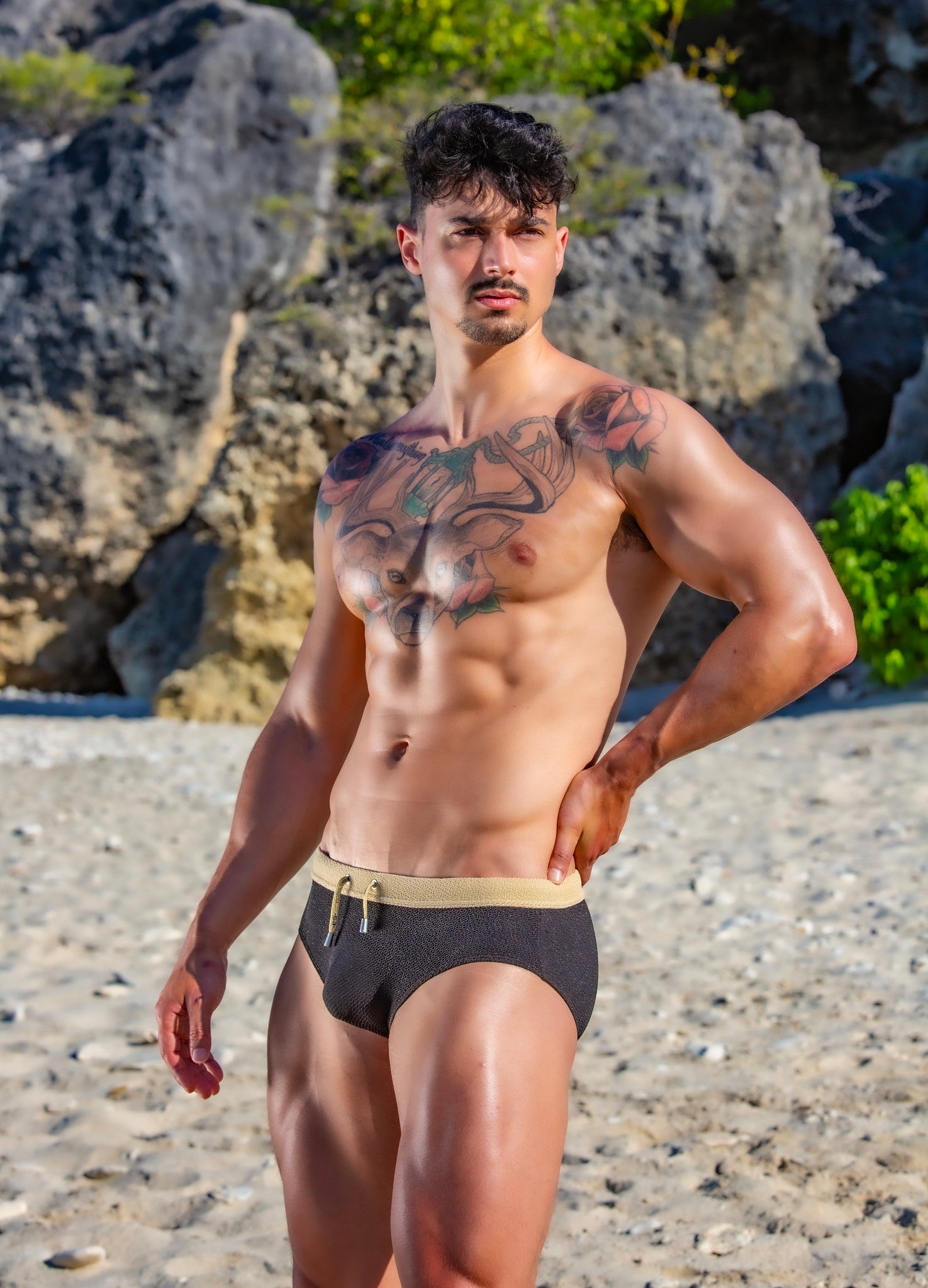 ES Collection Catwalk Brief Black 2509