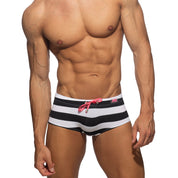 Addicted Thick Sailor Swim Sunga Black ADS383